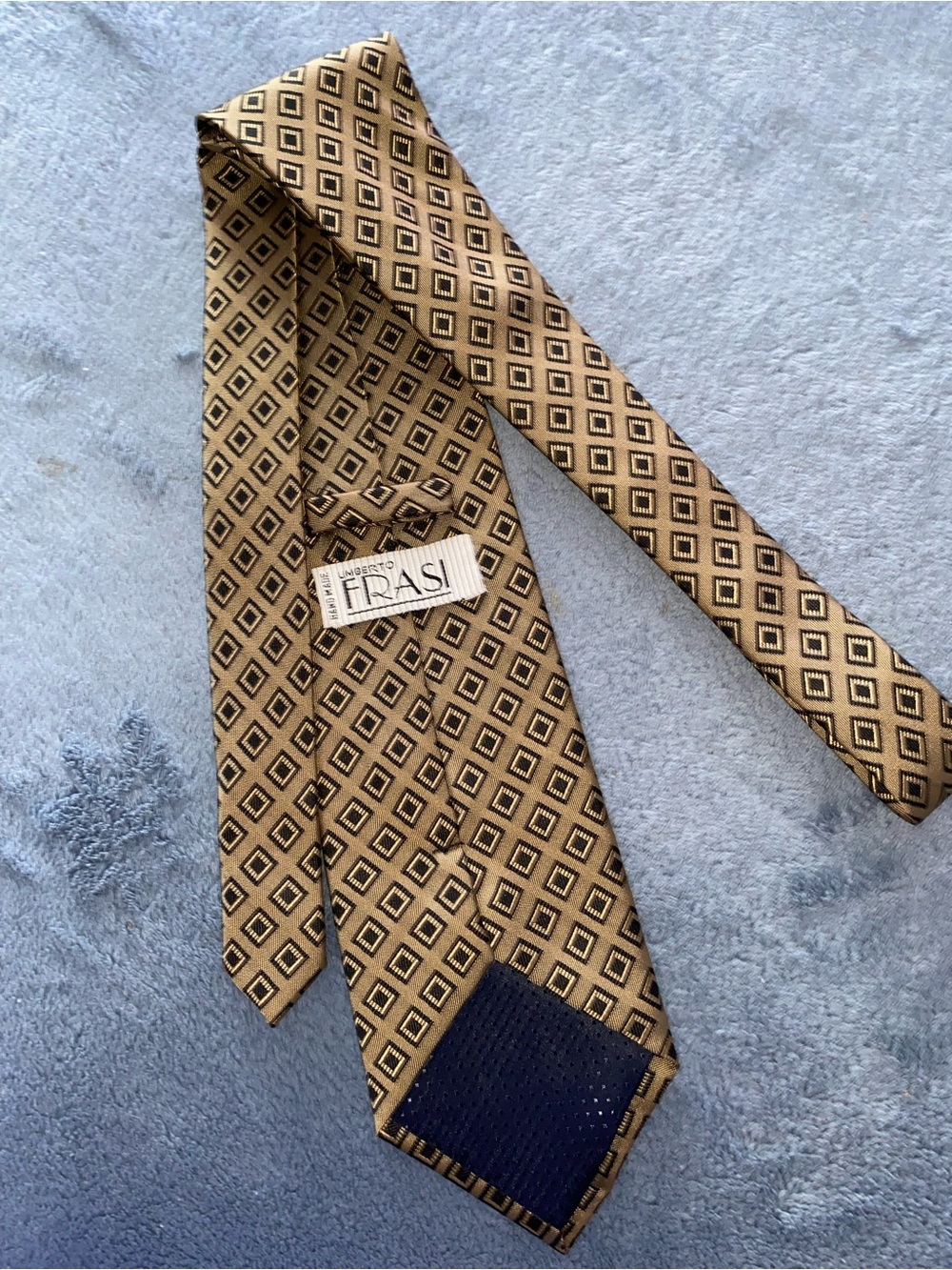 Men's Assorted Brown and Neutral Patterned Ties - Pack of 4, Vintage Classic - Picture 4 of 13